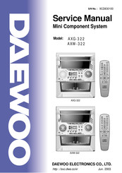 Daewoo AXW-322 Service Manual