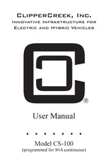 ClipperCreek CS-100 User Manual
