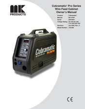 MK Products Cobramatic Pro Series Owner's Manual