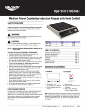 Vollrath MPI4-1440 Operator's Manual