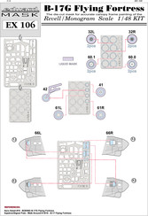 Eduard Mask B-17G Flying Fortress Manual