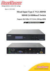 DirekTronik SX-SWE01B Operation Manual