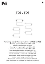 LVI TDE Installation And Operating Instructions Manual