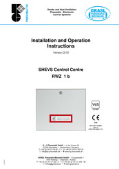 K + G Pneumatik GRASL SHEVS Control Centre RWZ 1 b Installation And Operation Instructions Manual