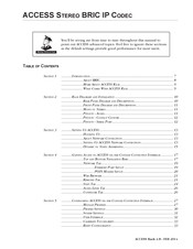 Comrex ACCESS STEREO BRIC IP Manual