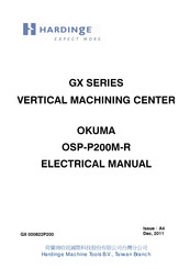 Hardinge GX OKUMA OSP-P200M-R Electrical Manual