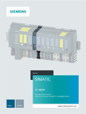 Siemens SIMATIC ET 200SP Manual