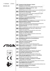 Stiga MH 500 Li 48 Operator's Manual