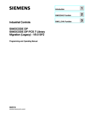 Siemens SIMOCODE DP Programming And Operating Manual