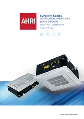 AHRI SUPERIOR PCG-06-P Installation, Operation & Service Manual