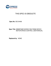 Cypress MB9BF568R Series User Manual
