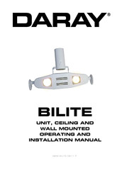 DARAY BILITE Operating And Installation Manual