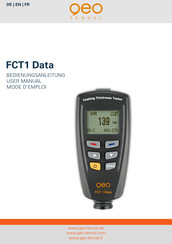 geo-FENNEL FCT1 Data User Manual