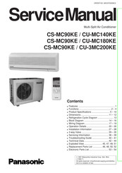 Panasonic CS-MC90KE Service Manual