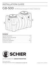 Schier GB-500 Installation Manual