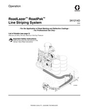 Graco RoadLazer RoadPak 24G685 Operation