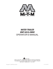 Mi-T-M MWT-0510-2MHD Operator's Manual