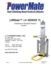 Powermate LiftGate LV-TL Series Installation & Operation Manual