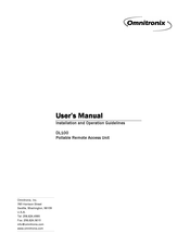 Omnitronix Data-Link DL100 User Manual