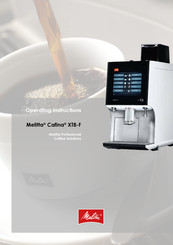 Melitta Cafina XT8-F Operating Instructions Manual