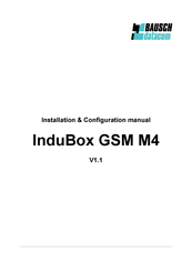 Bausch Datacom InduBox GSM M4 Installation & Configuration Manual