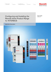 Bosch Rexroth Inline Series Configuring And Installing