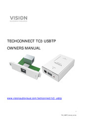 Vision TECHCONNECT TC3 USBTP Owner's Manual
