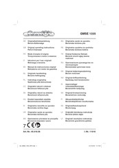 Gardol GMSE 1335 Original Operating Instructions
