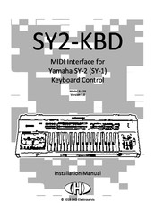 CHD Elektroservis SY2-KBD Installation Manual