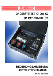 HJS 3P PAT 701-702 C2 Instruction Manual