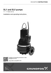 Grundfos SLV.80.100.40.4 Installation And Operating Instructions Manual