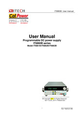 Cal Power ITech IT6860B Series User Manual