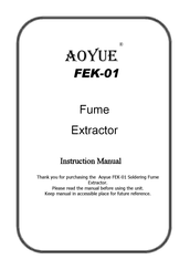 aoyue FEK-01 Instruction Manual