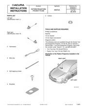 Acura 08V27-TY2-200 Installation Instructions