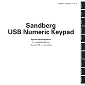 Sandberg 133-35 Quick Manual