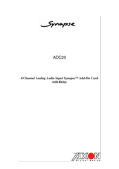 Axon Synapse ADC20 Technical Manual