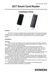 Siemens SC7 Installation Note