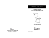 Danze Orrington DC013330 Installation Instructions Manual