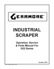 Gearmore 2G2 Series Operation, Service & Parts Manual