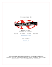 Rice Lake IDIMENSION 200 Installation Manual