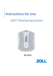ZOLL CMCT Monitoring System Instructions For Use Manual