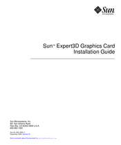 Sun Microsystems Sun Expert3D Installation Manual