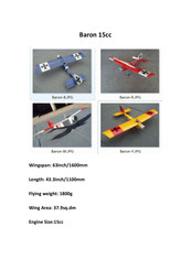 General Hobby Baron 15cc Series Assembly Manual