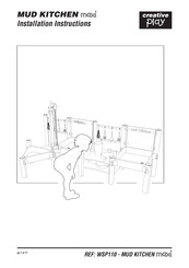 Creative Play MUD KITCHEN  Maxi Installation Instructions Manual