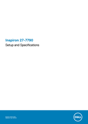 Dell Inspiron 27-7790 Setup And Specifications