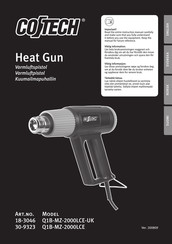 CO/Tech Q1B-MZ-2000LCE Manual