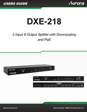 Aurora DXE-218 User Manual