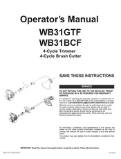 Badger Basket WB31GTF Operator's Manual