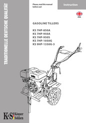 Gasoline tiller KS 9HP-1350G-3 (500)