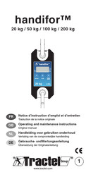 Tractel Handifor 200 kg Operating And Maintenance Instructions Manual